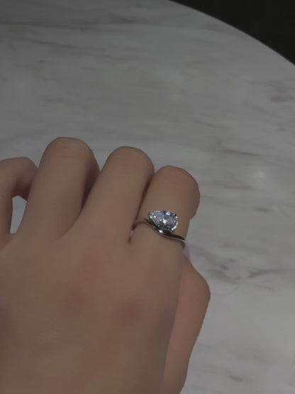 サージカルステンレス ｜Dew Curve Ring