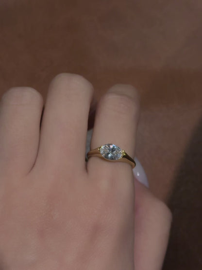 サージカルステンレス ｜Oval Glow Ring