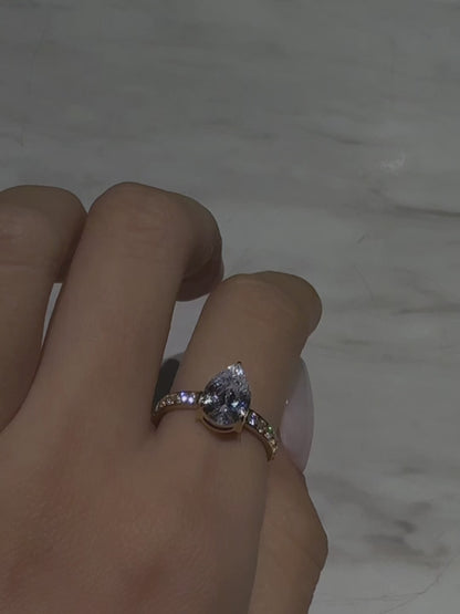 サージカルステンレス ｜Dew Sparkle Ring