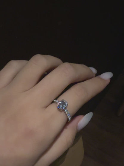 サージカルステンレス ｜Oval Sparkle Ring