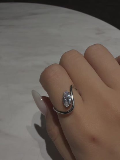 サージカルステンレス ｜Marquise Flow Ring