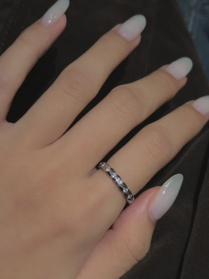 サージカルステンレス ｜Quilt Sparkle Ring